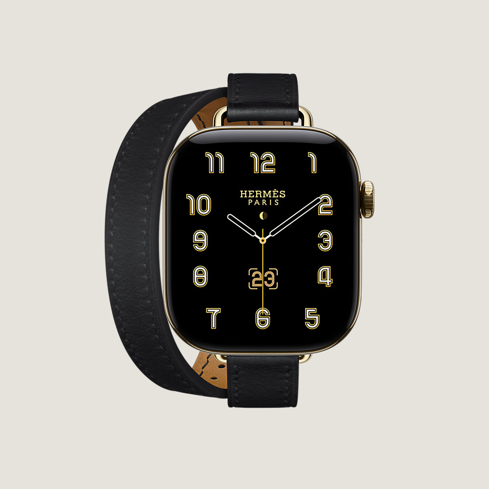Series 12 case & Band Apple Watch Hermès Double Tour 42 mm